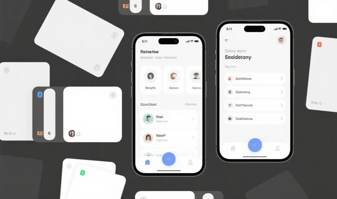 移动端界面示意图