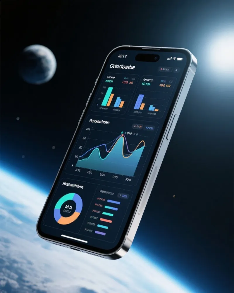 移动端数据分析界面